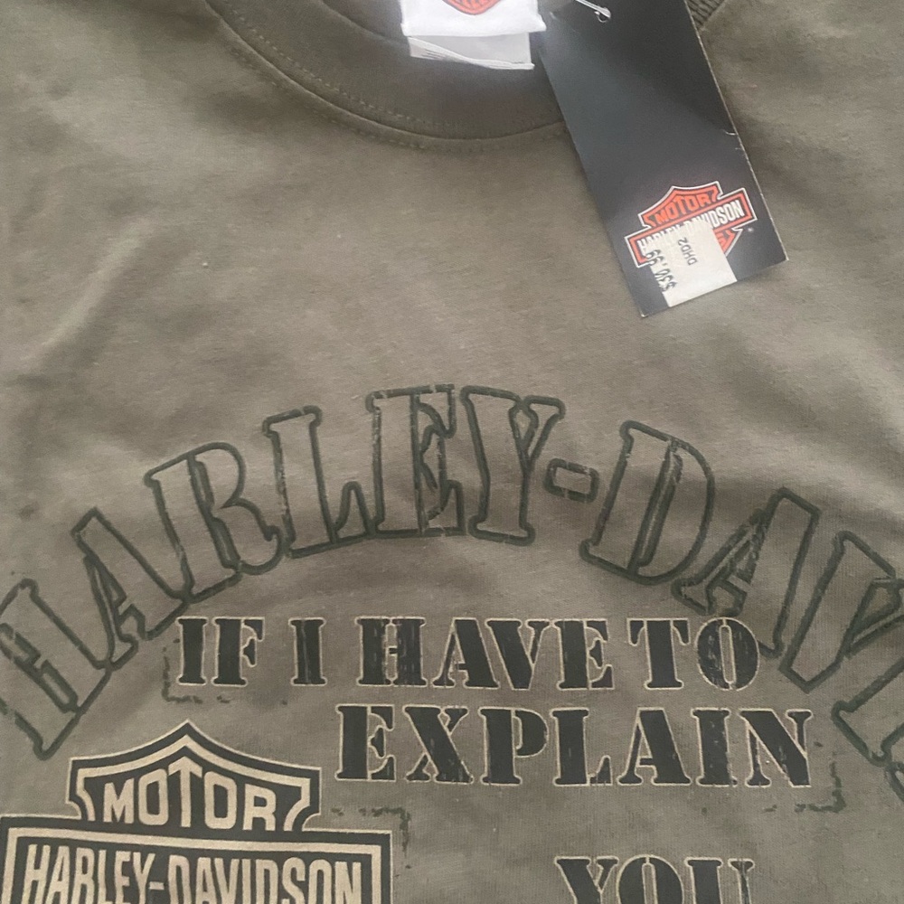 Harley-Davidson Olive Downtown Seattle Tee